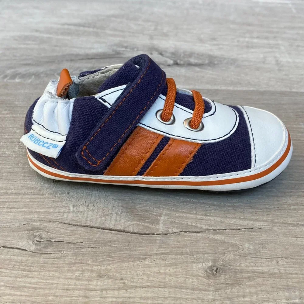 Robeez First Shoes for Baby Designed for Early Walkers Size 4 (9-12 month)
